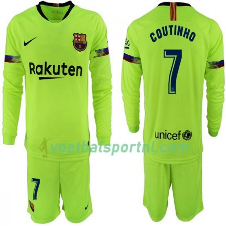 FC Barcelona Coutinho 7 Kind Uit Tenue 2018-19 L/S FC Barcelona Coutinho 7 Kind Uit Tenue 2018-19 L/S